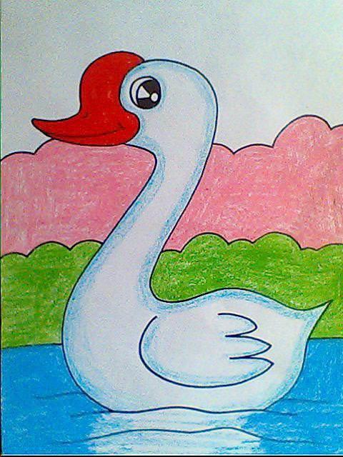 鹅的简笔画 鹅的简笔画图片大全可爱简单