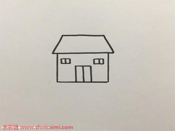 美丽乡村怎么画 美丽乡村简笔画图片大全带颜色