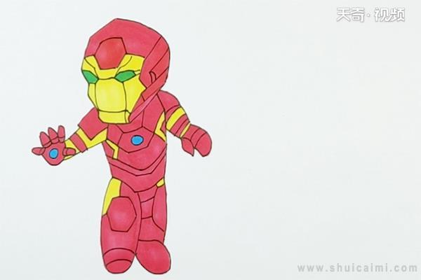 钢铁侠简笔画怎么画 钢铁侠简笔画画法