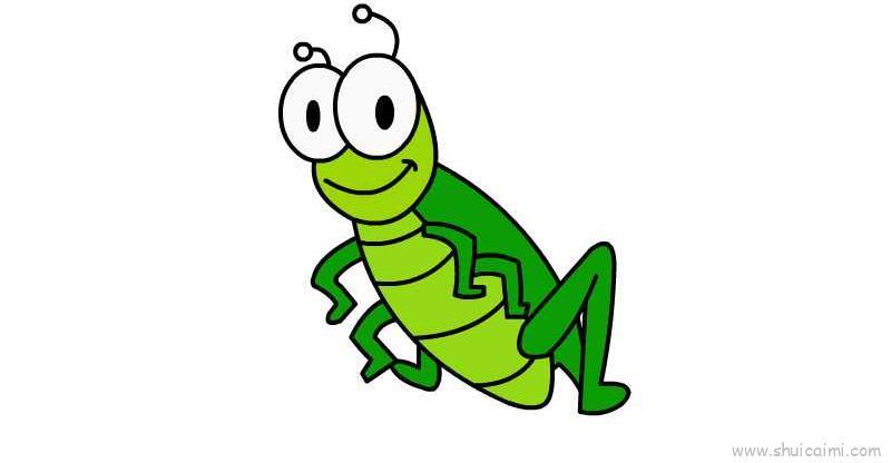 蚂蚱儿童画怎么画 蚂蚱简笔画步骤