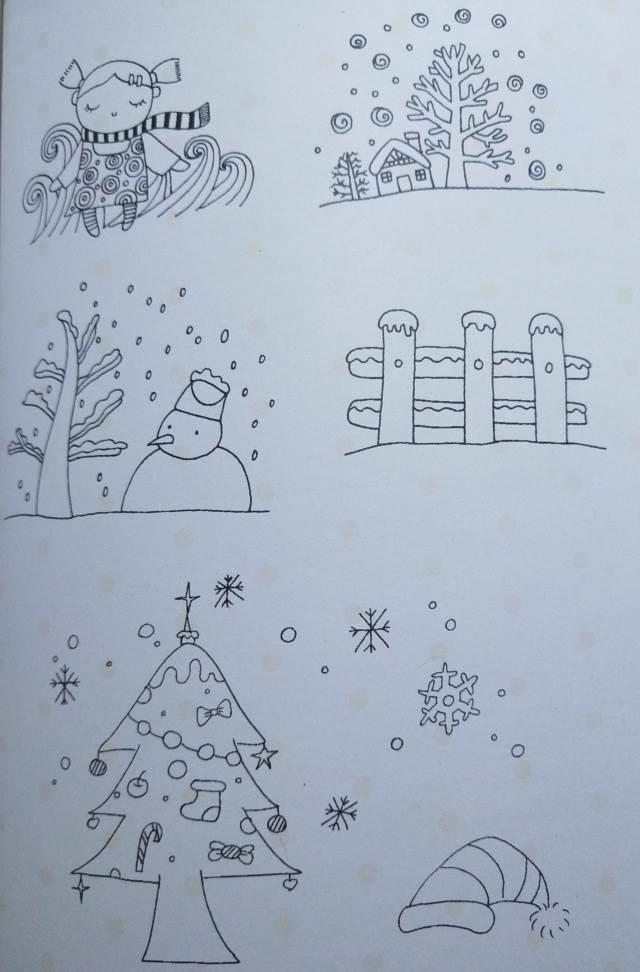 四季图片简笔画 幼儿园四季图片简笔画