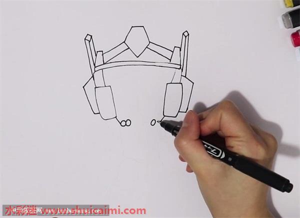 擎天柱怎么画 擎天柱简笔画步骤