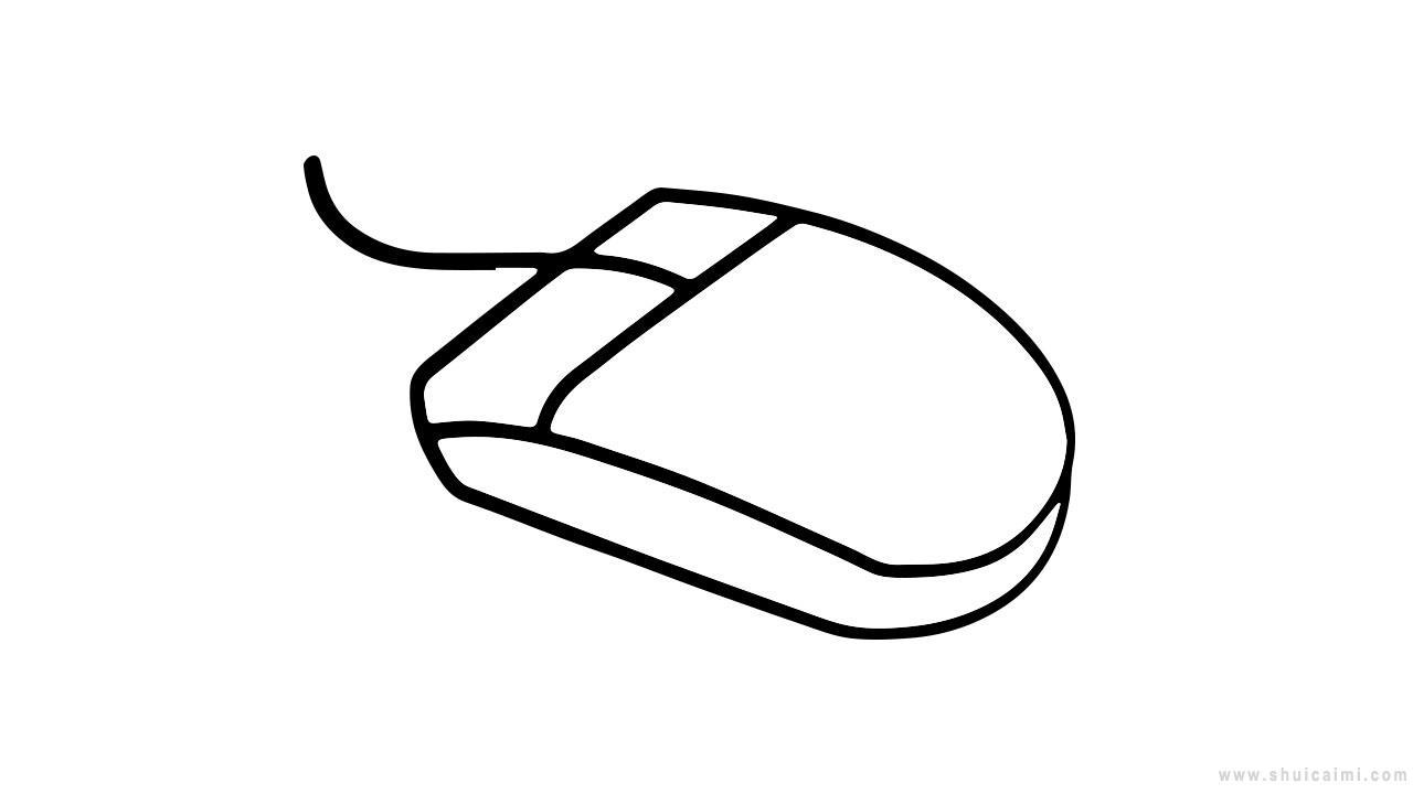 鼠标简笔画怎么画 鼠标简笔画步骤分享