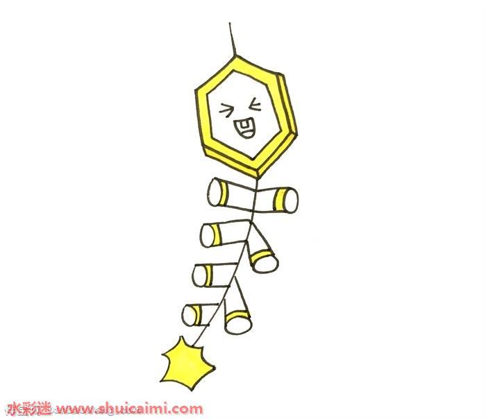 鞭炮怎么画 鞭炮简笔画漂亮卡通