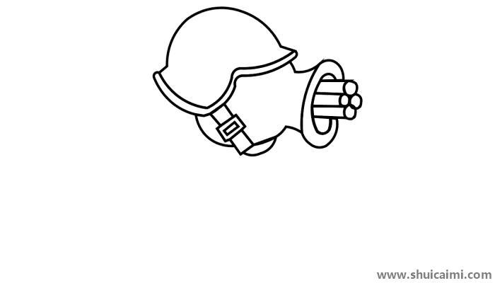 植物大战僵尸豌豆射手简笔画怎么画？