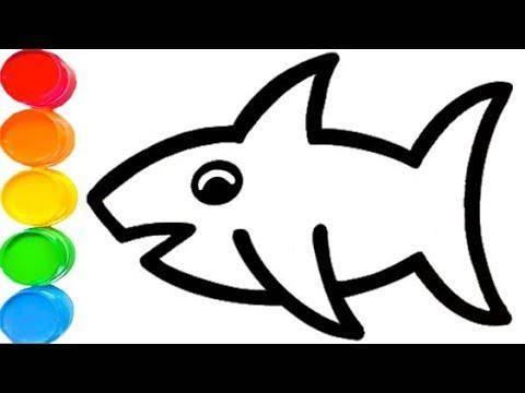 沙鱼简笔画图片大全 沙鱼简笔画图片大全彩色