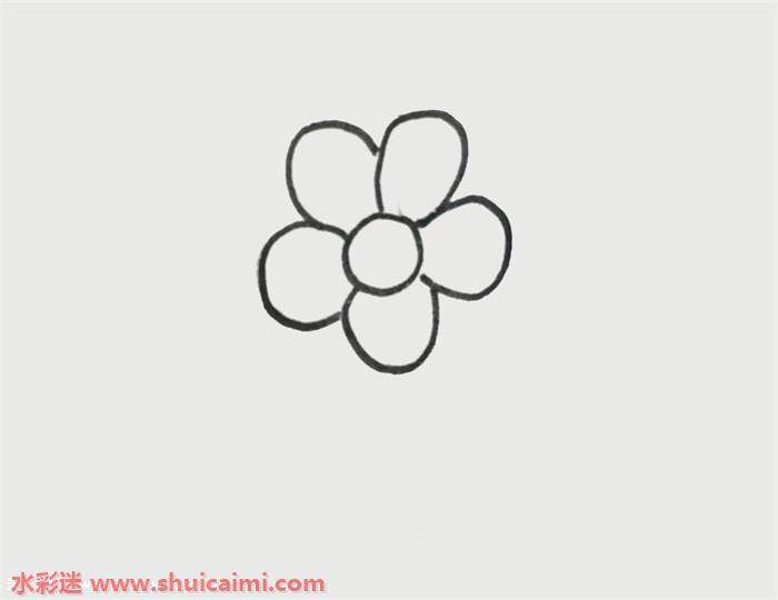 美丽小花怎么画 小花简笔画简单又漂亮彩色
