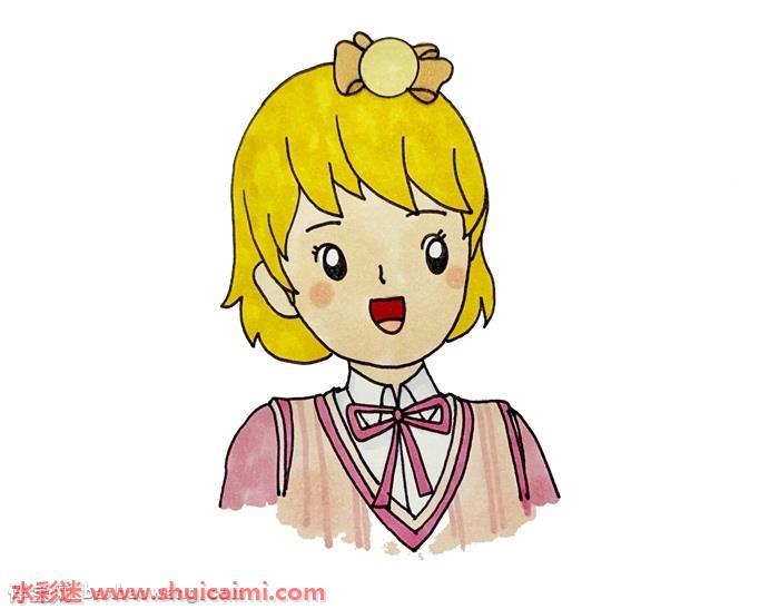 杨松儿怎么画 杨松儿简笔画画法