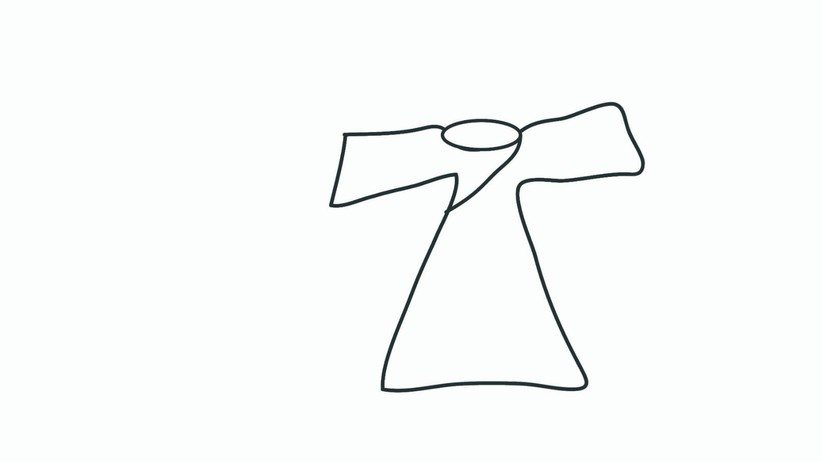 古装衣服简笔画怎么画 古装衣服简笔画简单又好看