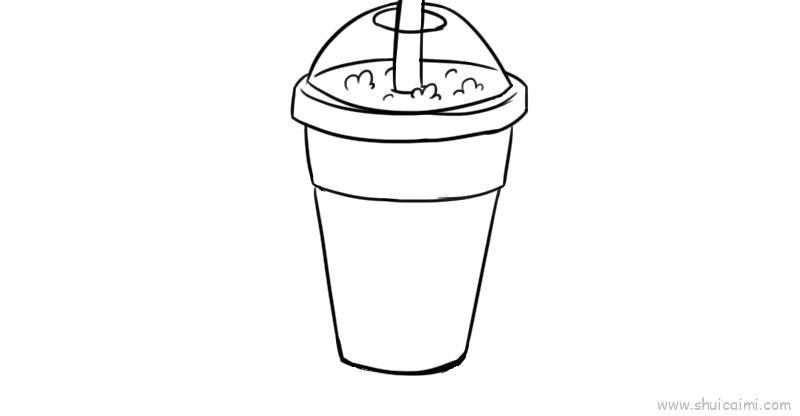 奶茶儿童画怎么画 奶茶简笔画画法