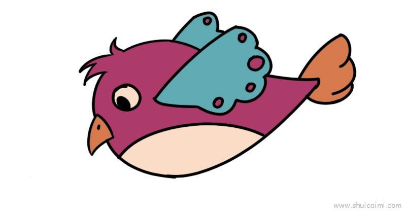 小鸟儿童画怎么画 小鸟简笔画简单又好看