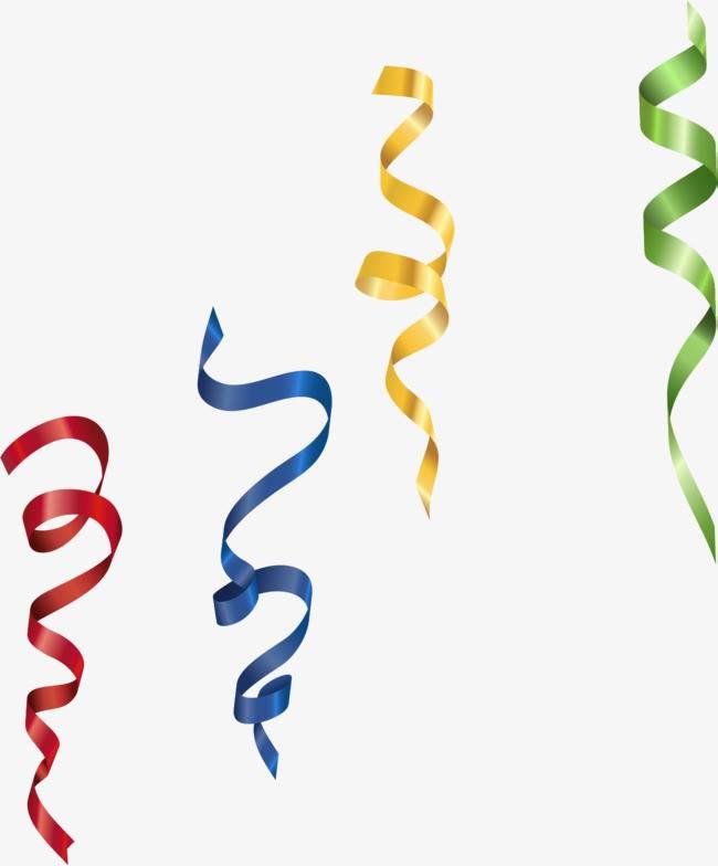 彩带简笔画 生日彩带简笔画