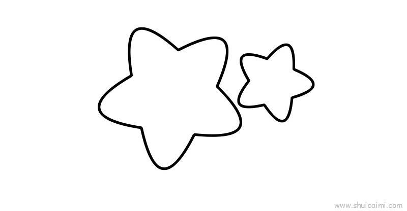 星星儿童画怎么画 星星简笔画好看