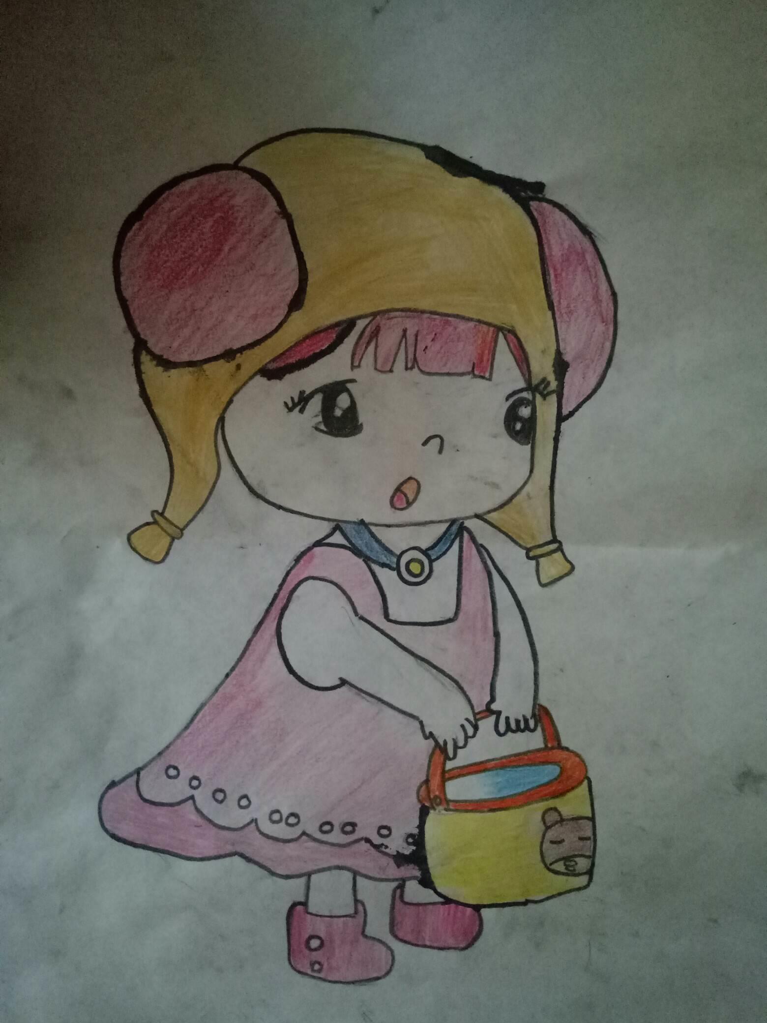 小女孩简笔画 小女孩简笔画漂亮可爱