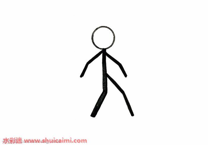 火柴人怎么画 火柴人简笔画步骤图