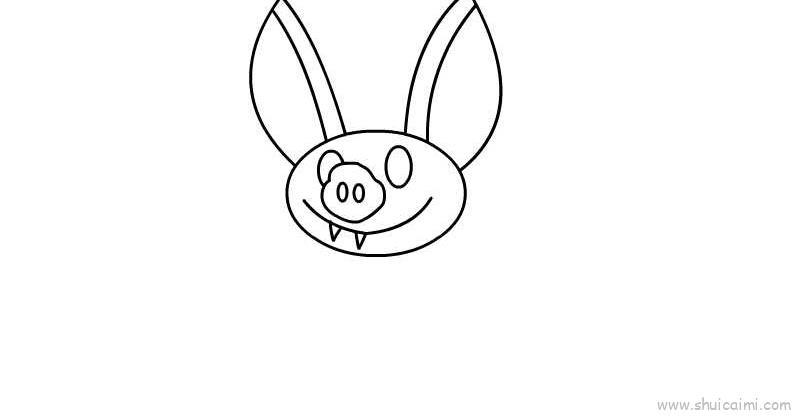 蝙蝠儿童画怎么画 蝙蝠简笔画图片