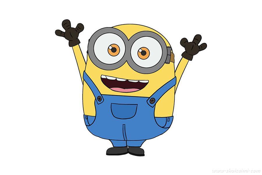 小黄人鲍勃怎么画 小黄人鲍勃简笔画步骤