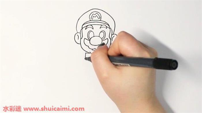 超级马里奥怎么画 超级马里奥简笔画图片大全