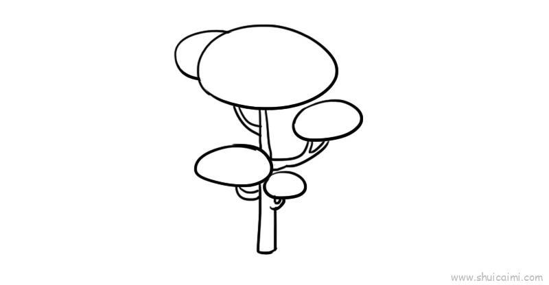 森林儿童画怎么画 森林简笔画简单