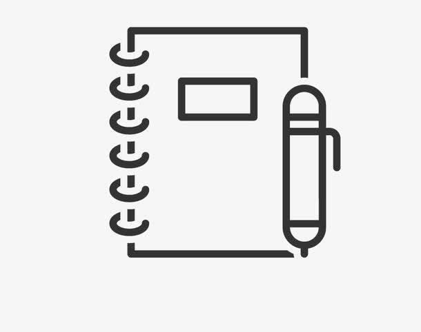 笔记本简笔画 笔记本简笔画彩色