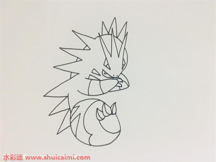 班吉拉怎么画 班吉拉简笔画画法