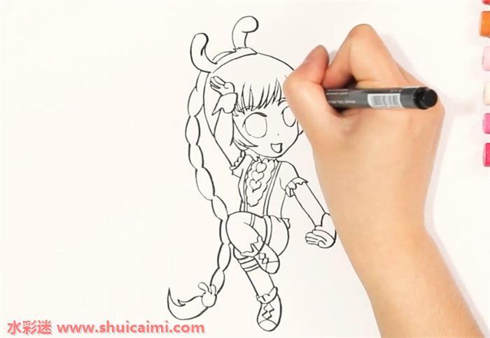 斗罗大陆小舞怎么画 斗罗大陆小舞简笔画简单易画
