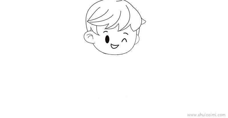 人物儿童画怎么画 人物简笔画图片
