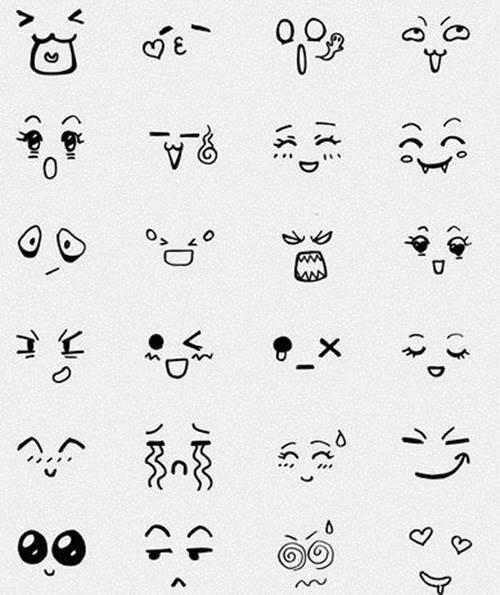 简笔画表情 简笔画表情图片