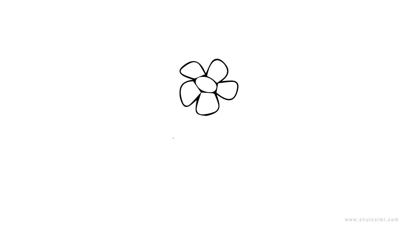 漂亮花朵简笔画怎么画 漂亮花朵简笔画画法