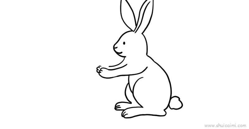 玉兔儿童画怎么画 玉兔简笔画画法