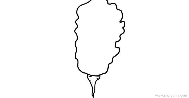 大白菜儿童画怎么画 大白菜简笔画顺序
