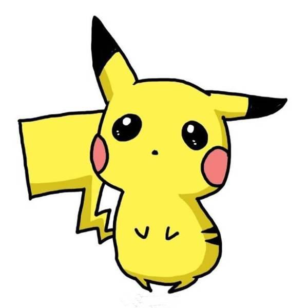 简笔画皮卡丘 简笔画皮卡丘最萌简单