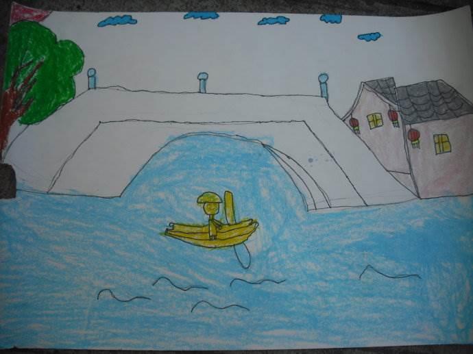 家乡简笔画 美丽的家乡简笔画