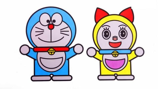 机器猫简笔画 机器猫简笔画图片大全涂色