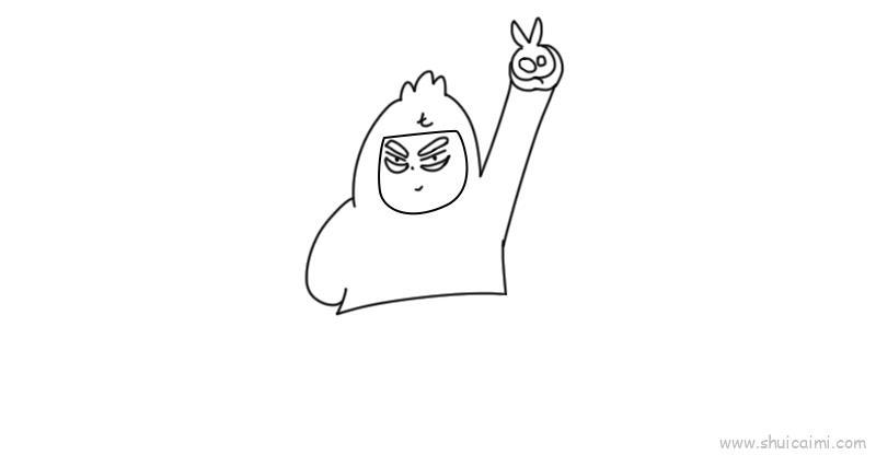 刺客五六七儿童画怎么画 刺客五六七简笔画图片