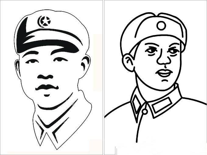 雷锋简笔画 如何画学雷锋简笔画