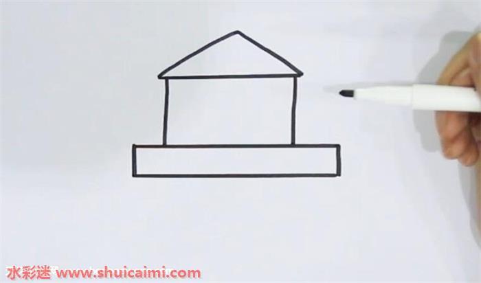 积木房子怎么画 积木房子简笔画简单又漂亮彩色
