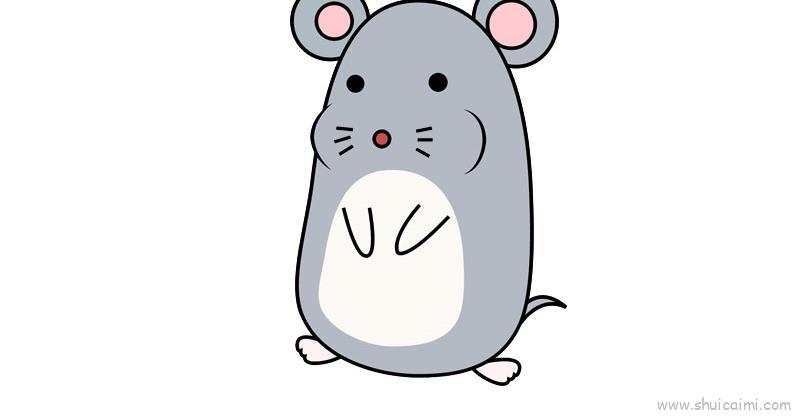 一笔画老鼠儿童画怎么画 一笔画老鼠简笔画顺序