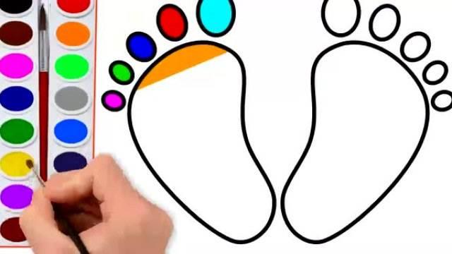 脚的简笔画图片大全 脚的简笔画图片大全可爱