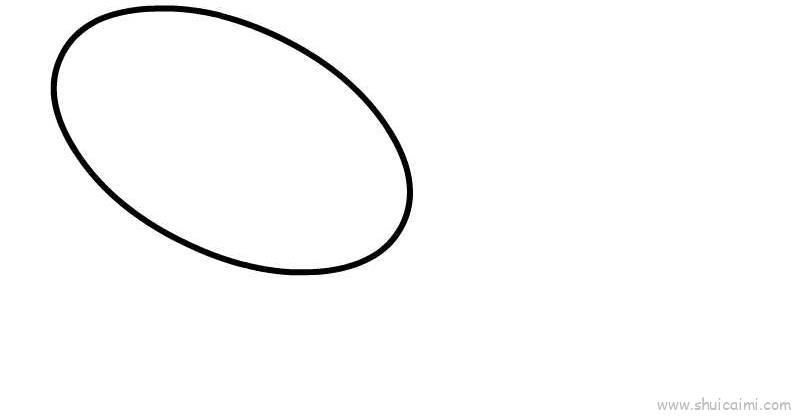 橄榄球儿童画怎么画 橄榄球简笔画图片