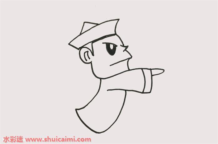 经典搞笑的僵尸简笔画步骤图大全