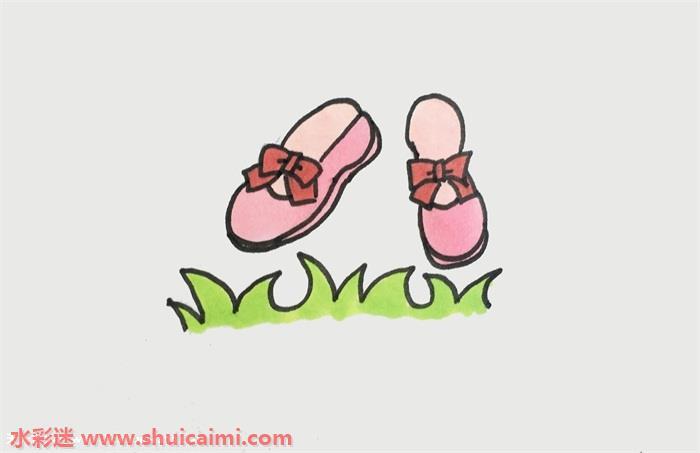 动漫鞋子怎么画？正面的动漫鞋子画法图解
