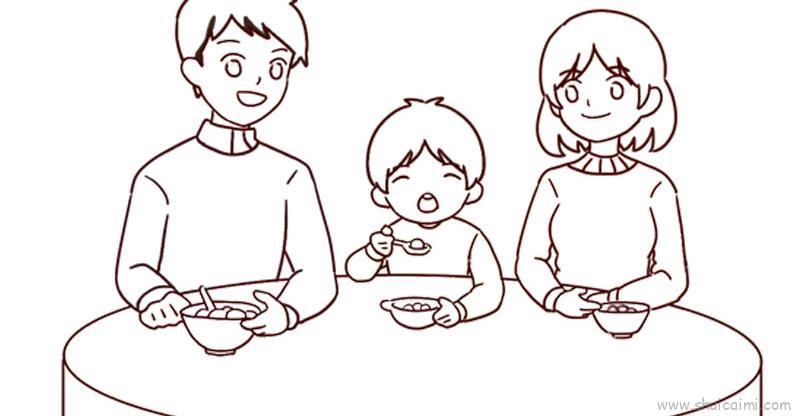 元宵节儿童画怎么画 元宵节简笔画好看