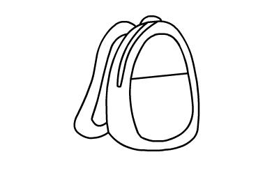 简笔画书包的画法 简单-怎样画书包的简笔画