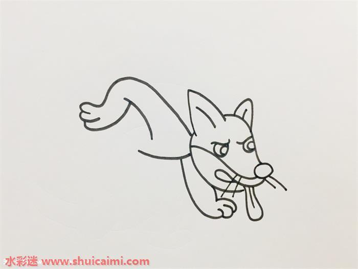 黄鼠狼怎么画 黄鼠狼简笔画简单彩色