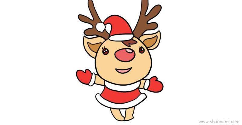 麋鹿儿童画怎么画 麋鹿简笔画简单