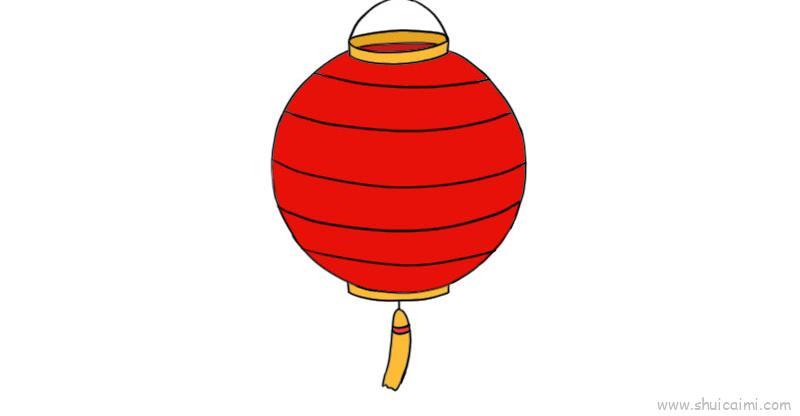 春节灯笼儿童画怎么画 春节灯笼简笔画画法