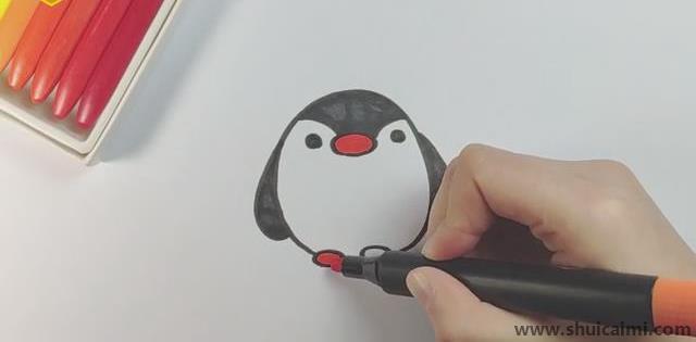 企鹅教程儿童简笔画绘画详细教程