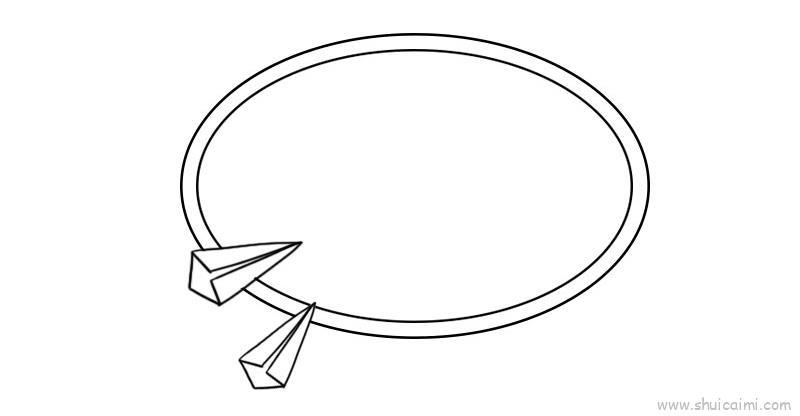 边框儿童画怎么画 边框简笔画顺序