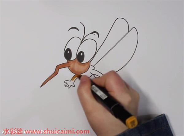 蚊子怎么画 蚊子简笔画漂亮卡通